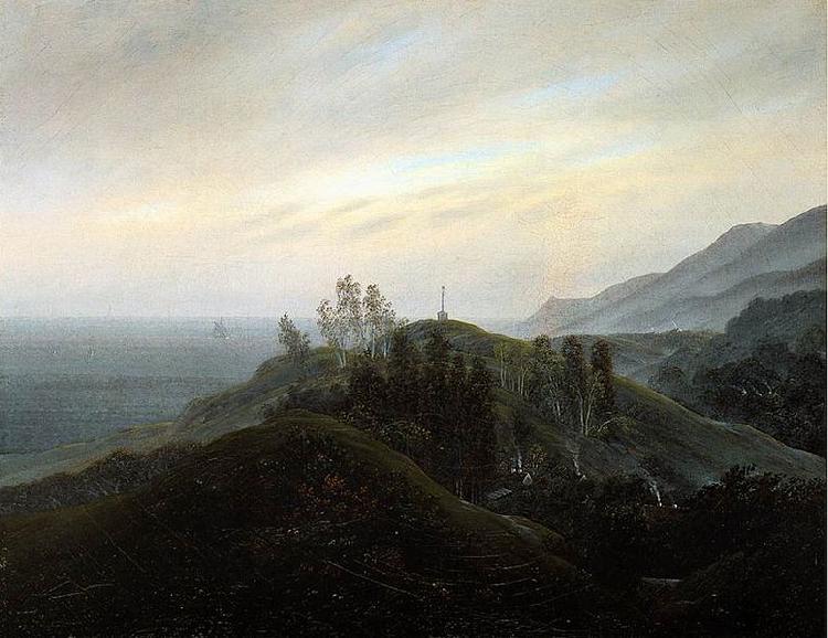 Caspar David Friedrich View of the Baltic oil painting picture